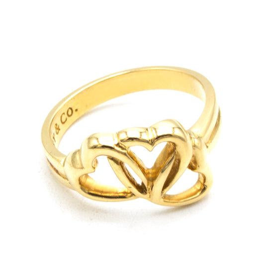 Tiffany & Co Triple Heart ring SIZE 48