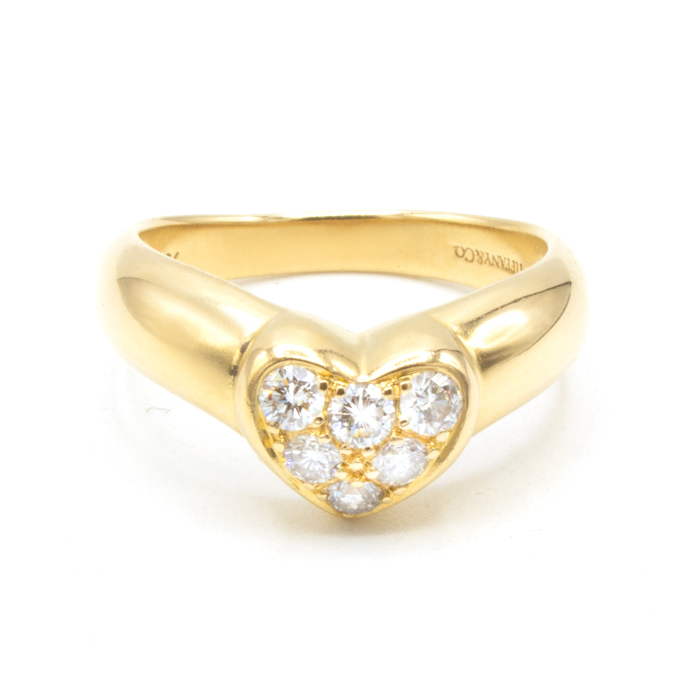 Tiffany & Co "Heart" ring SIZE 49
