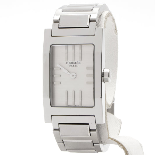 Hermès Tandem TA1.210 steel watch