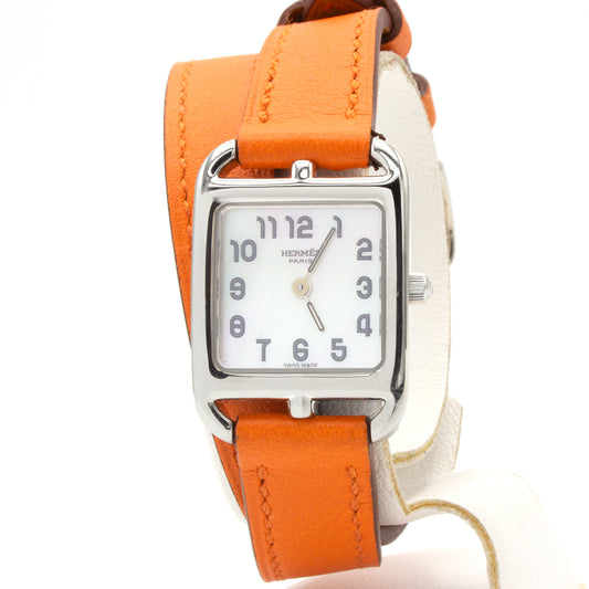 Hermes Cape Cod CC1.190 18K white gold watch