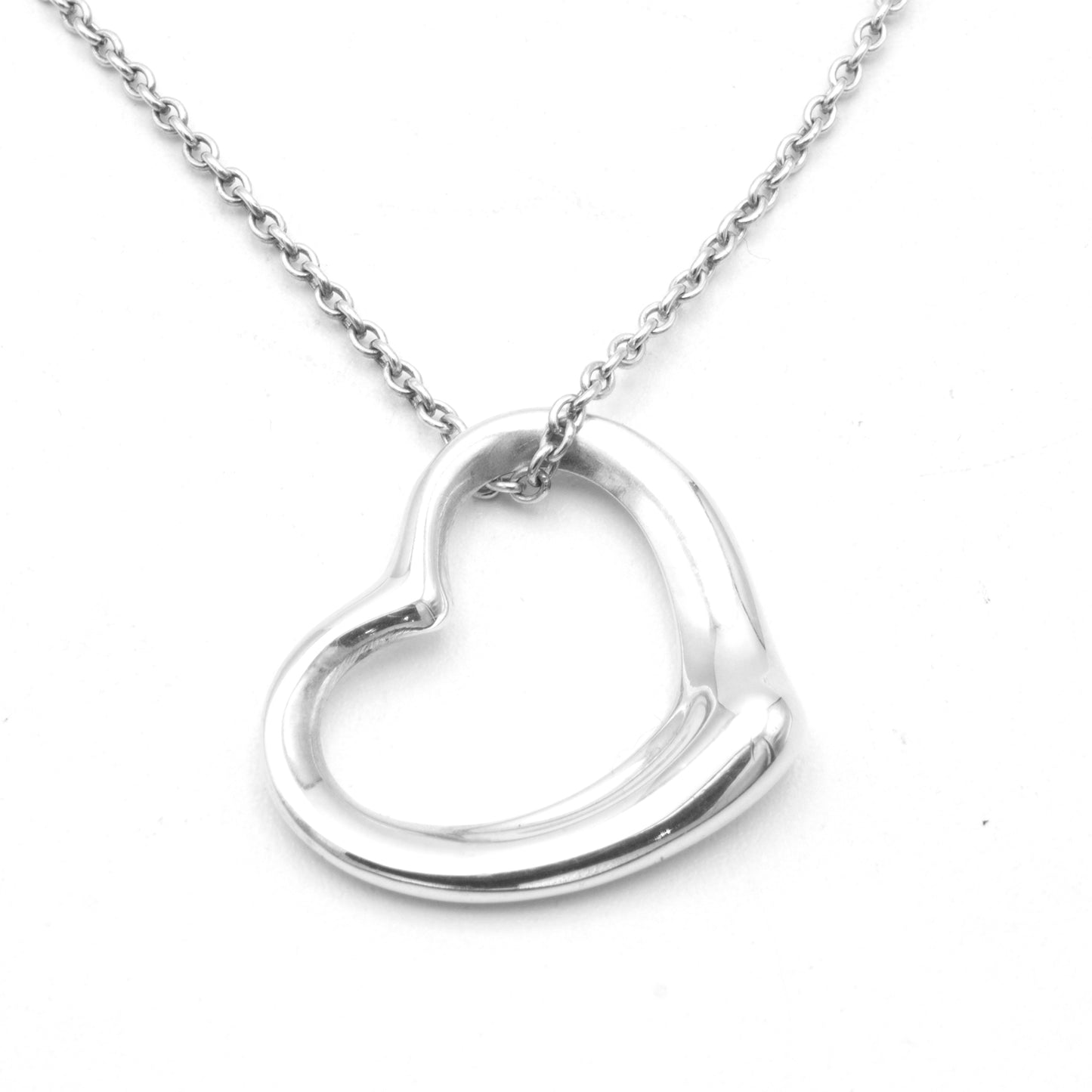 Tiffany & Co Open Heart 22mm necklace