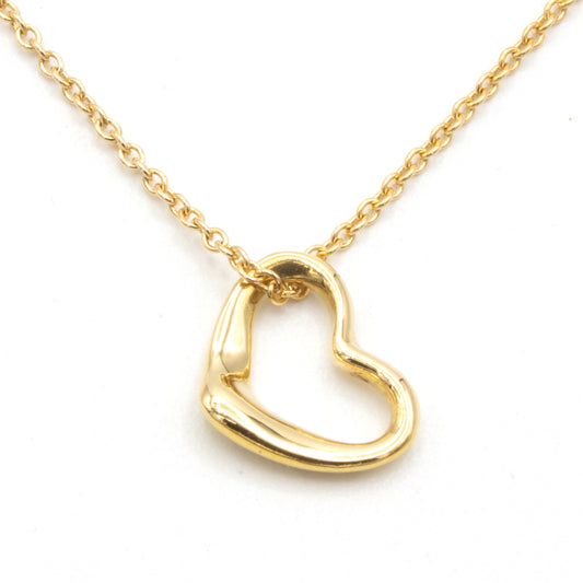 Tiffany & Co Open Heart 18K necklace