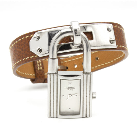 Hermes Kelly watch epsom gold