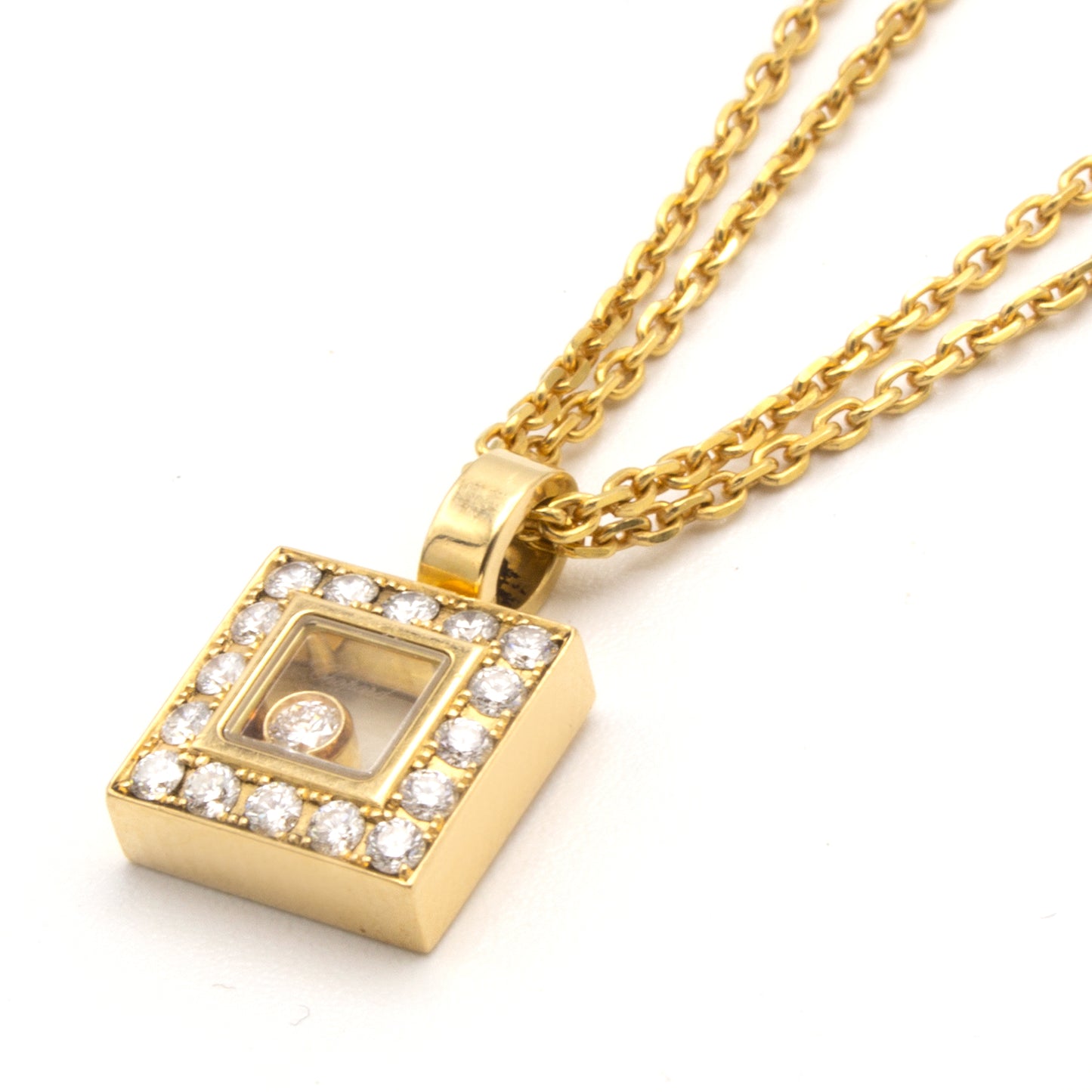 Chopard Happy Diamonds Icon 18K necklace