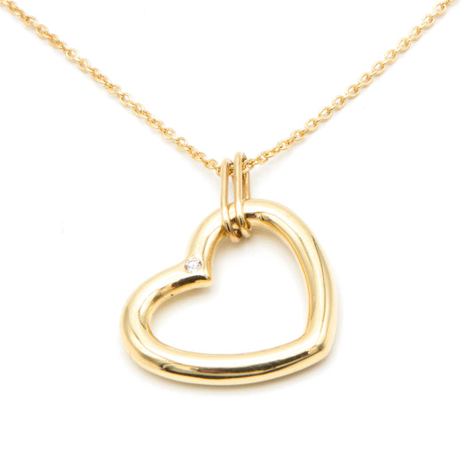 Tiffany & Co Open Heart 18K necklace