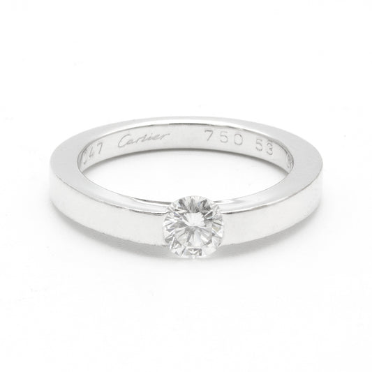 Cartier Solitaire ring Sz 53