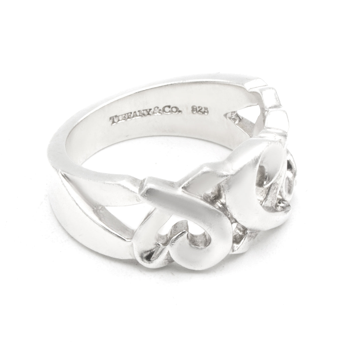 Tiffany & Co Triple Loving Heart ring SIZE 49