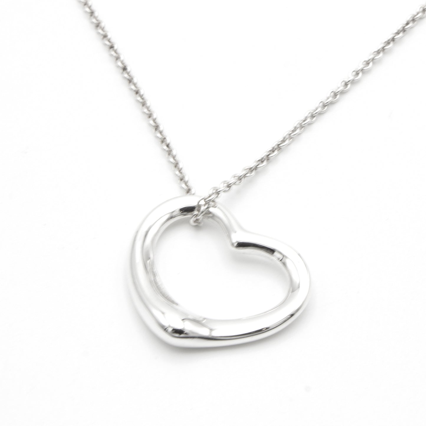 Tiffany & Co Open Heart 22mm necklace