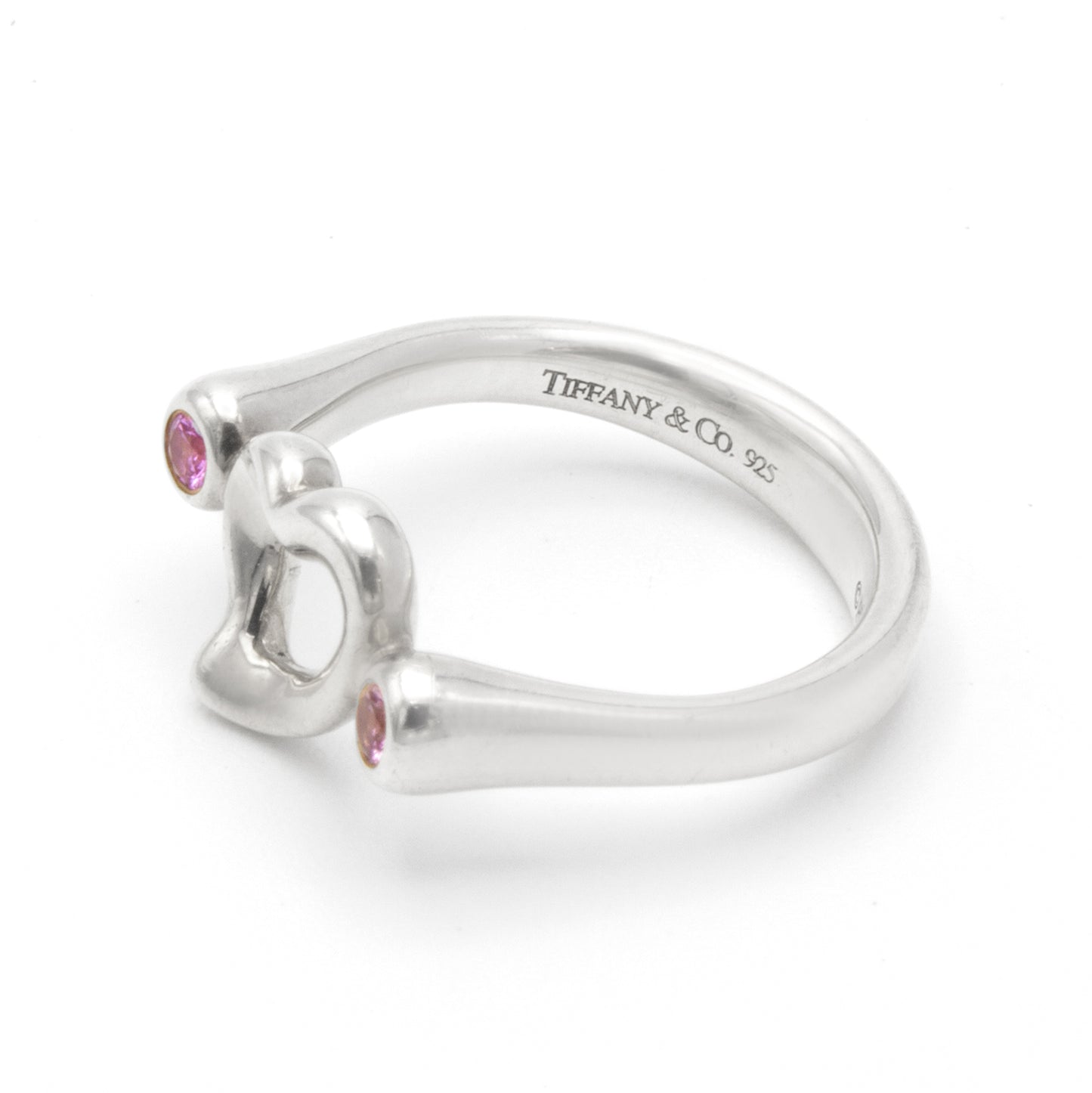 Tiffany & Co Open Heart sapphire ring