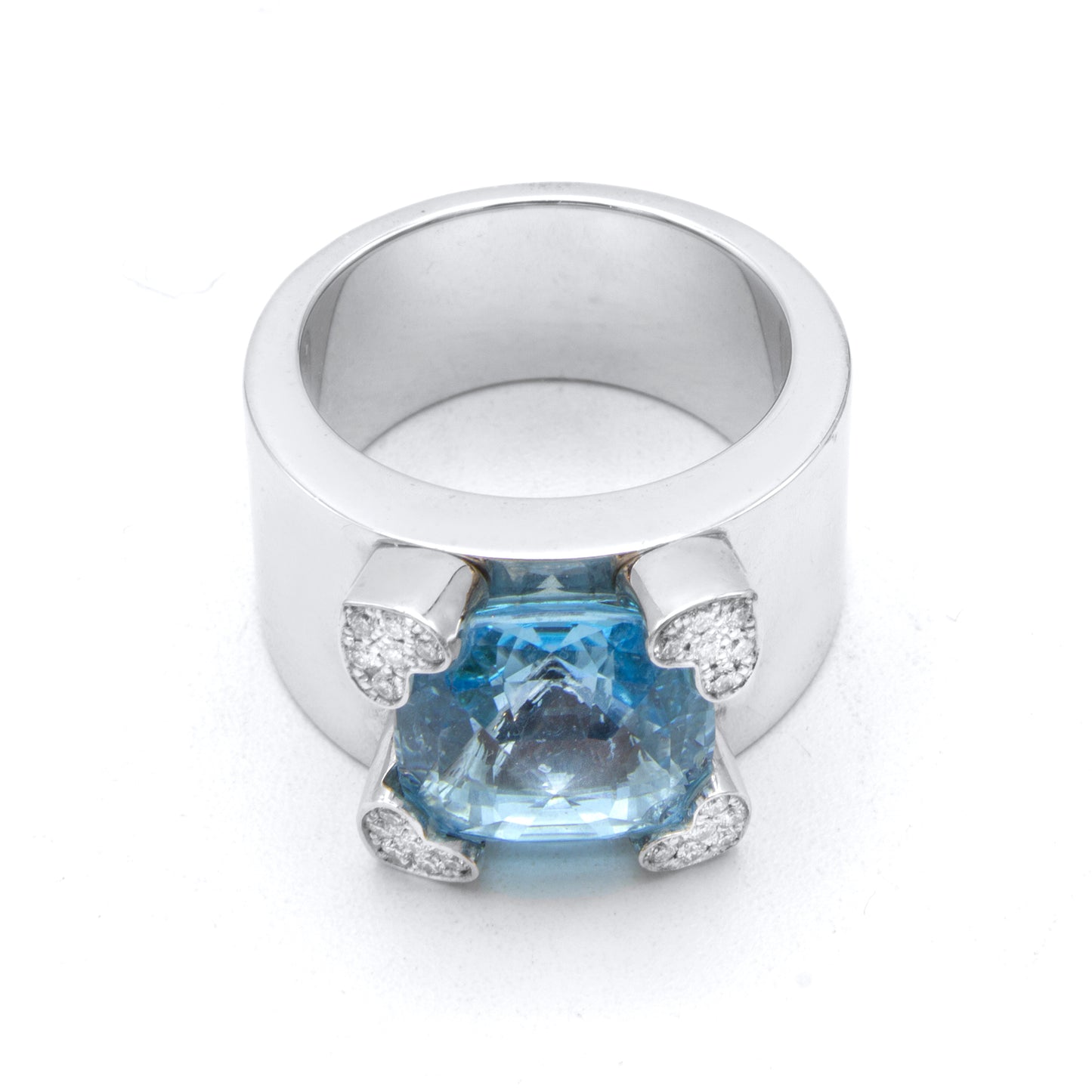 Chopard blue topaz ring SIZE 53