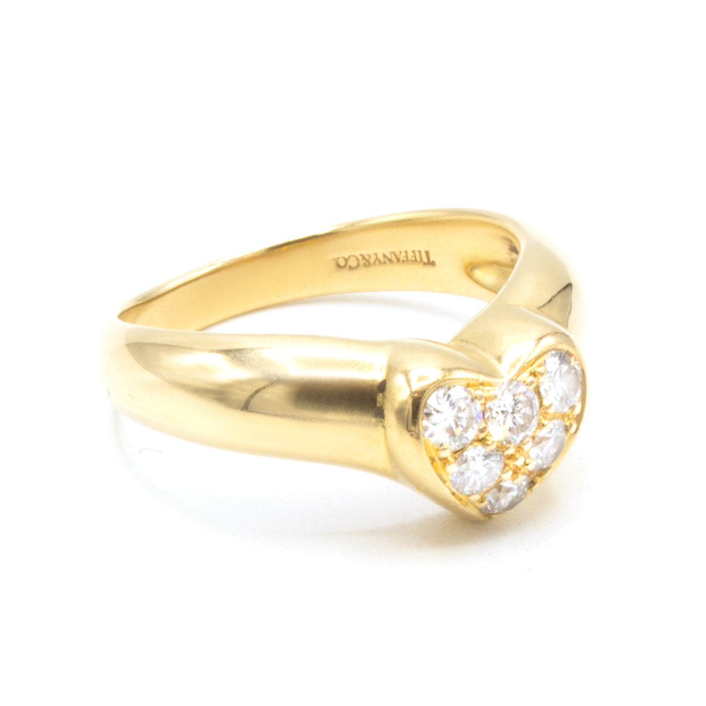 Tiffany & Co "Heart" ring SIZE 49