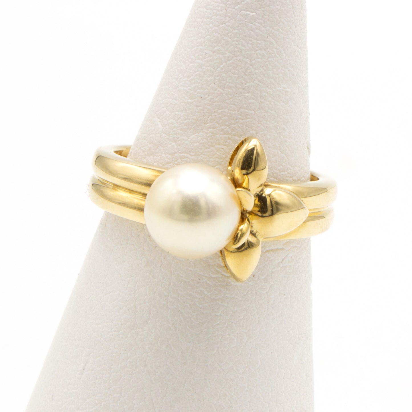 Van Cleef & Arpels pearl ring Sz 50