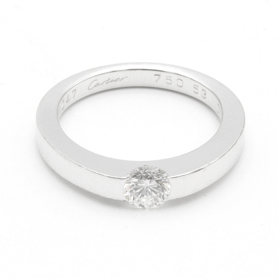 Cartier Solitaire Declaration ring 0,47ct Sz 53