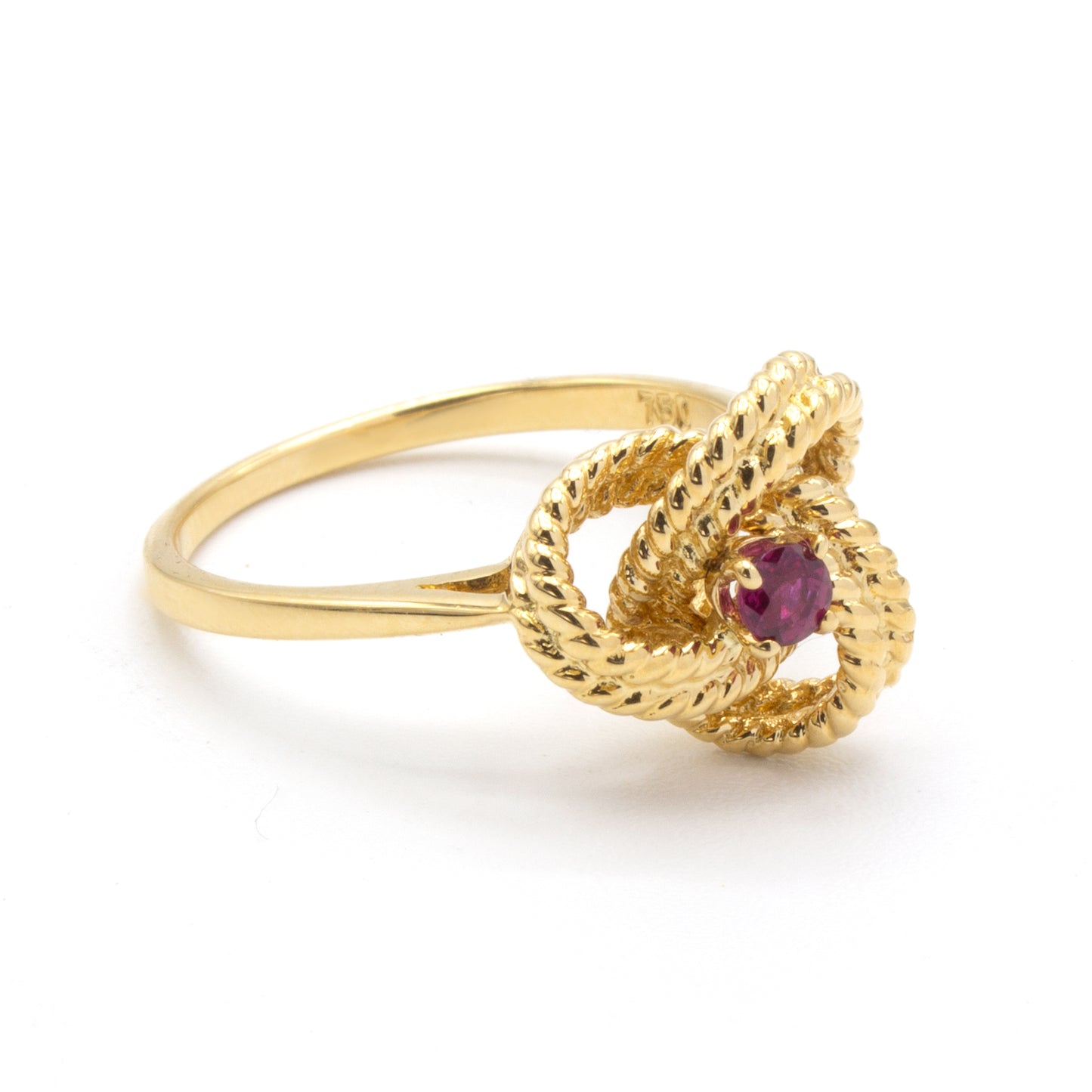 Tiffany & Co Twist ruby ring SIZE 52