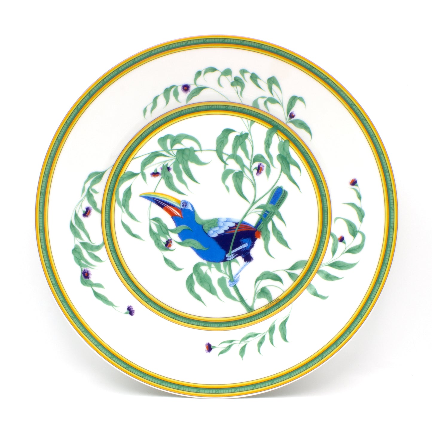Hermès Toucans plate