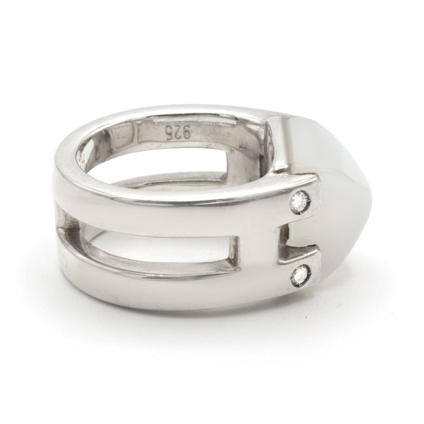 Hermès Moonstone ring