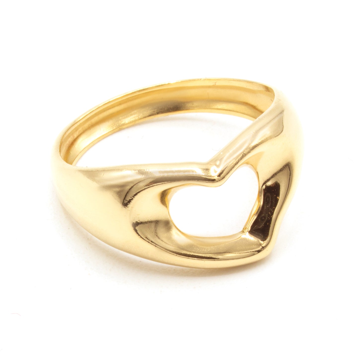 Tiffany & Co Elsa Peretti curved heart ring