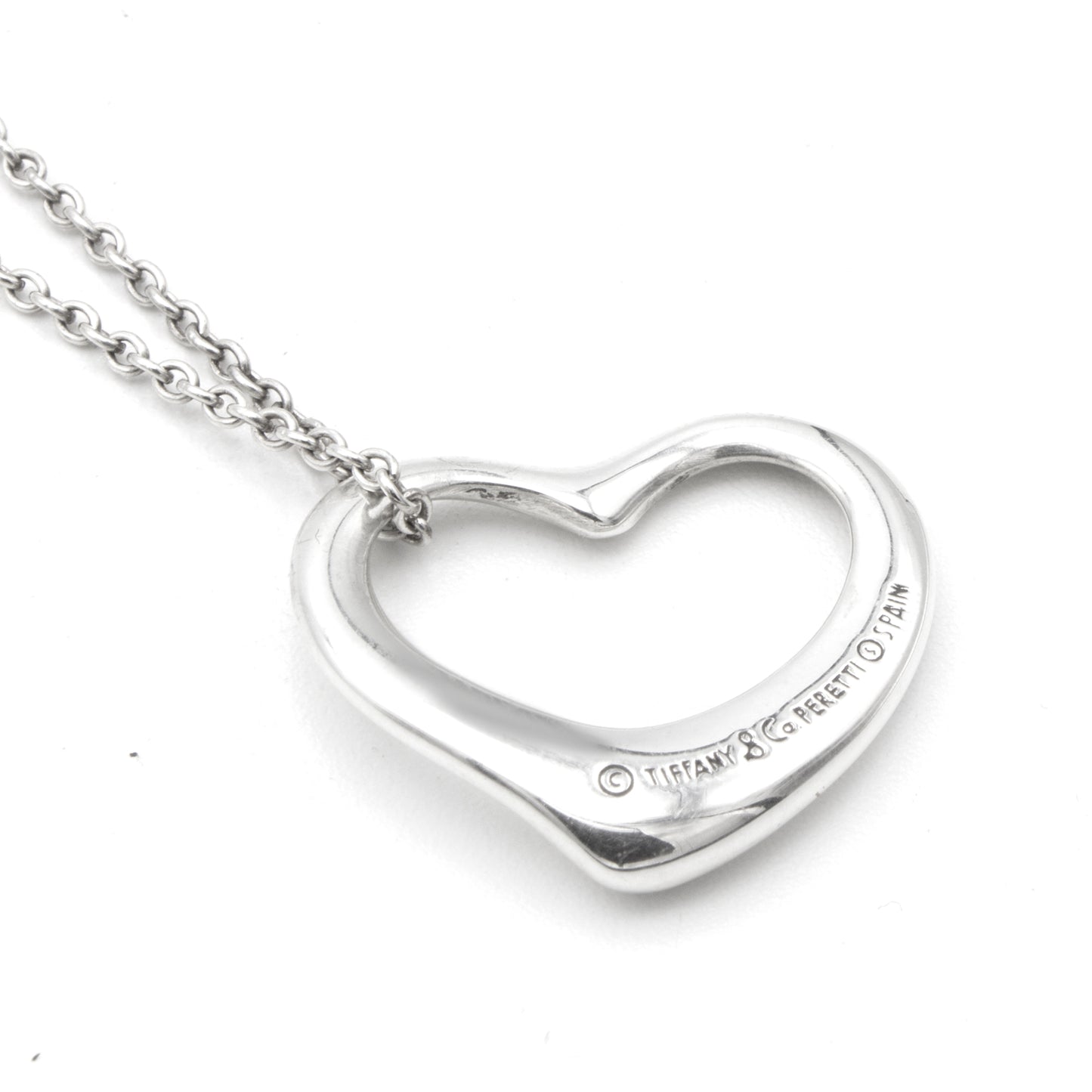 Tiffany & Co Open Heart 22mm necklace