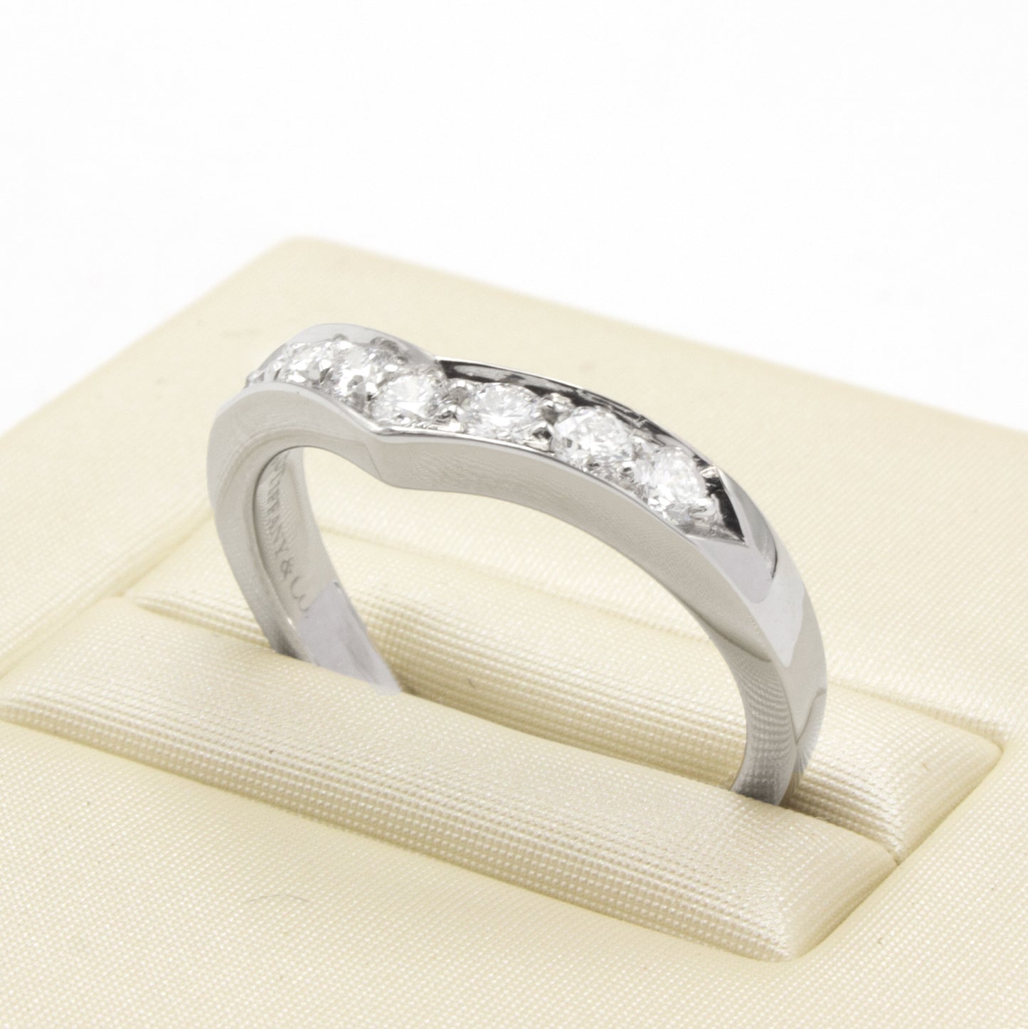 Tiffany & Co Platinium ring SIZE 53
