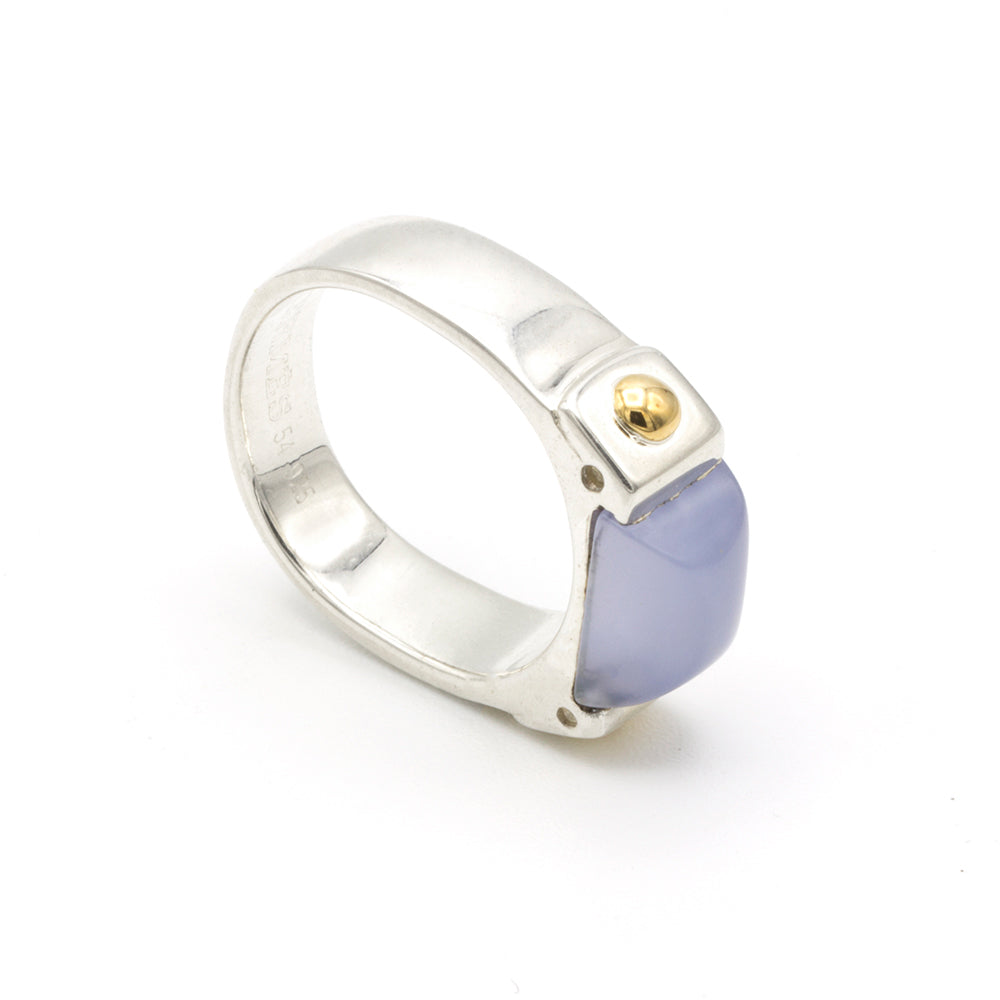 Hermes chalcedony ring SIZE 53