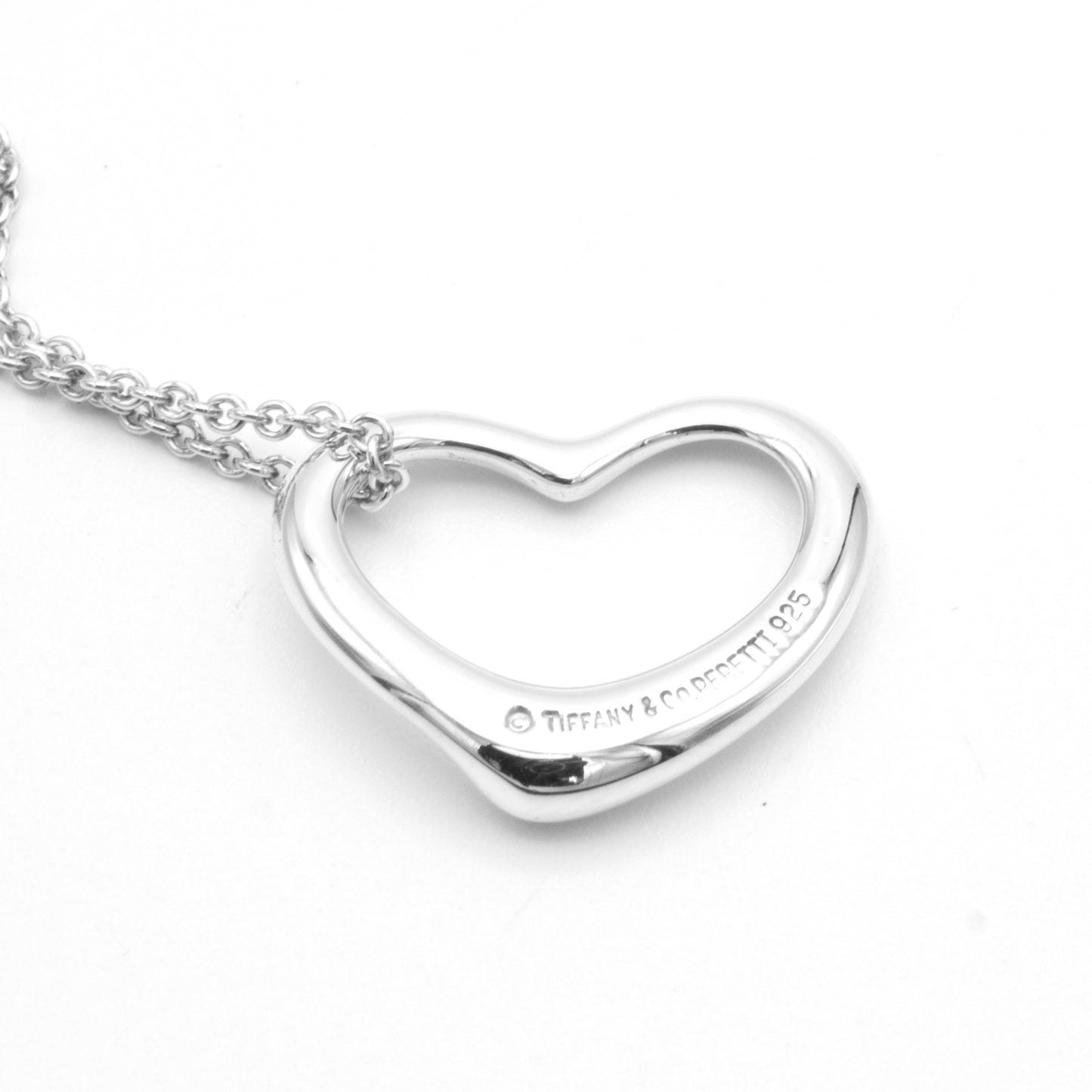 Tiffany & Co Open Heart 22mm necklace