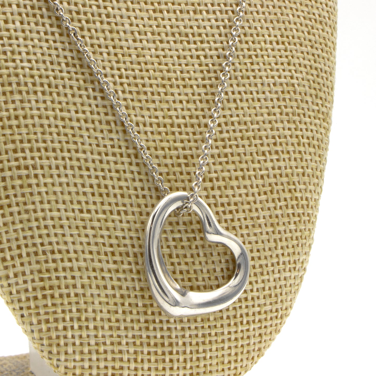 Tiffany & Co Open Heart 22mm necklace