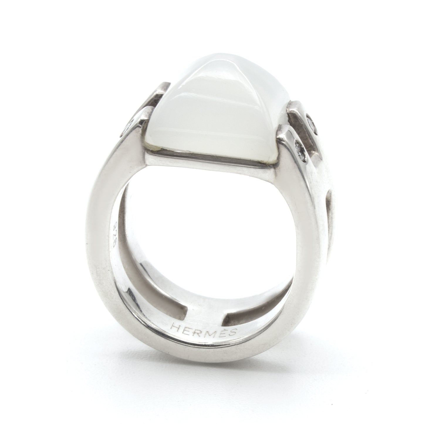 Hermès Moonstone ring