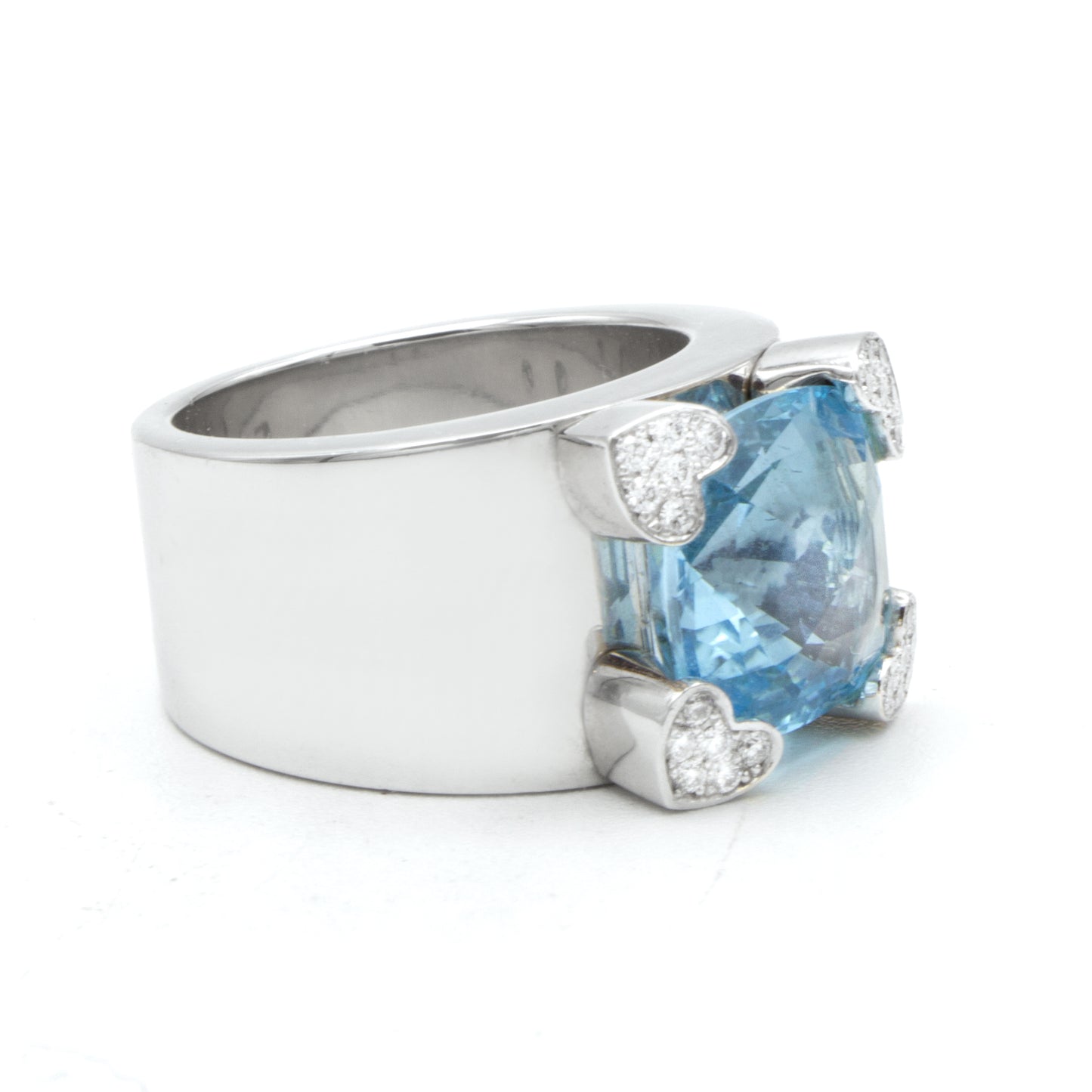Chopard blue topaz ring SIZE 53