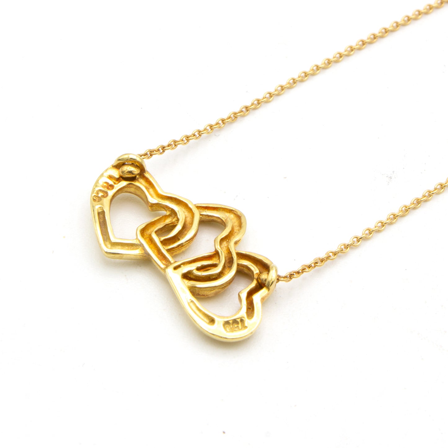 Tiffany & Co Triple Heart 18K necklace