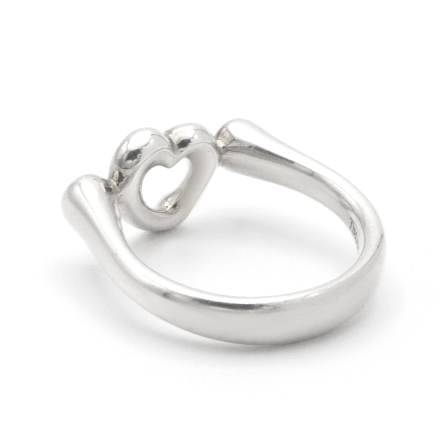 Tiffany & Co Open Heart sapphire ring