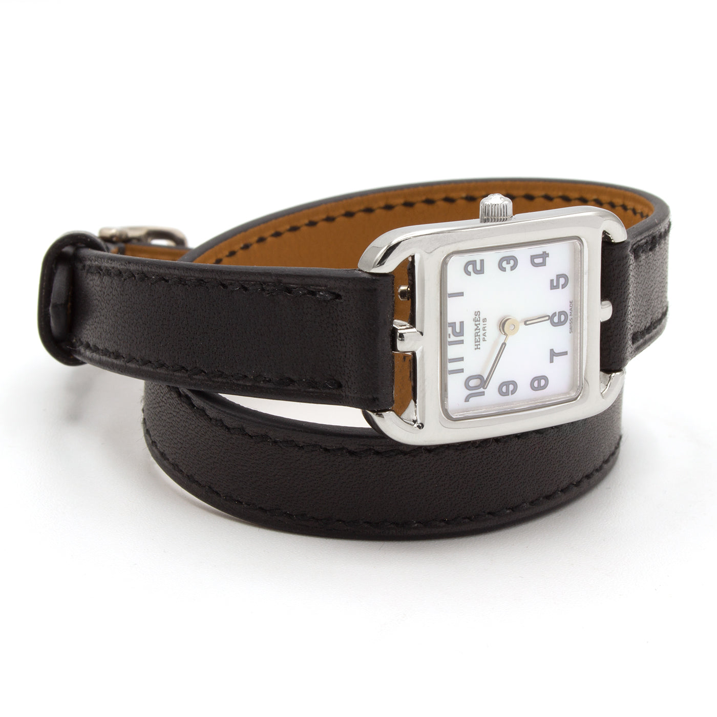 Hermes Cape Cod CC1.190 18K white gold watch