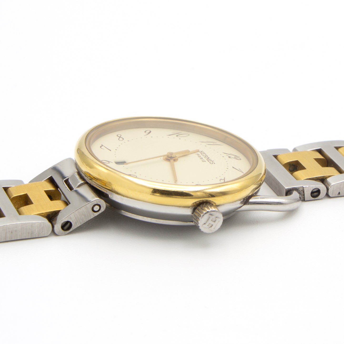 Hermes Arceau lady's watch 25mm w/ calendar