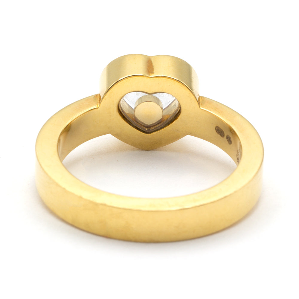 Chopard ring Happy Diamonds 18K Sz 51,5
