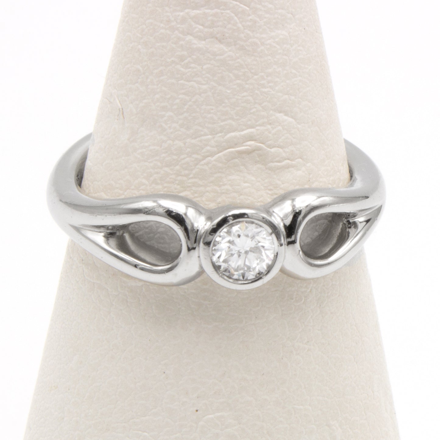 Tiffany Open Teardrop ring SIZE 50