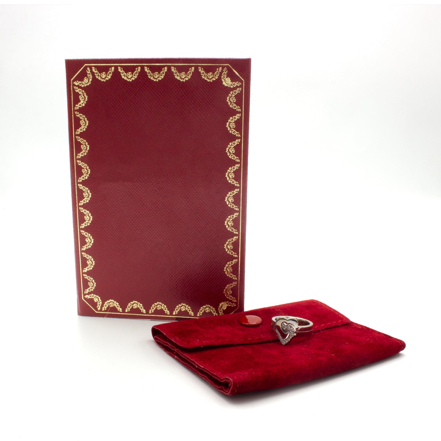 Cartier Double Heart ring SIZE 47