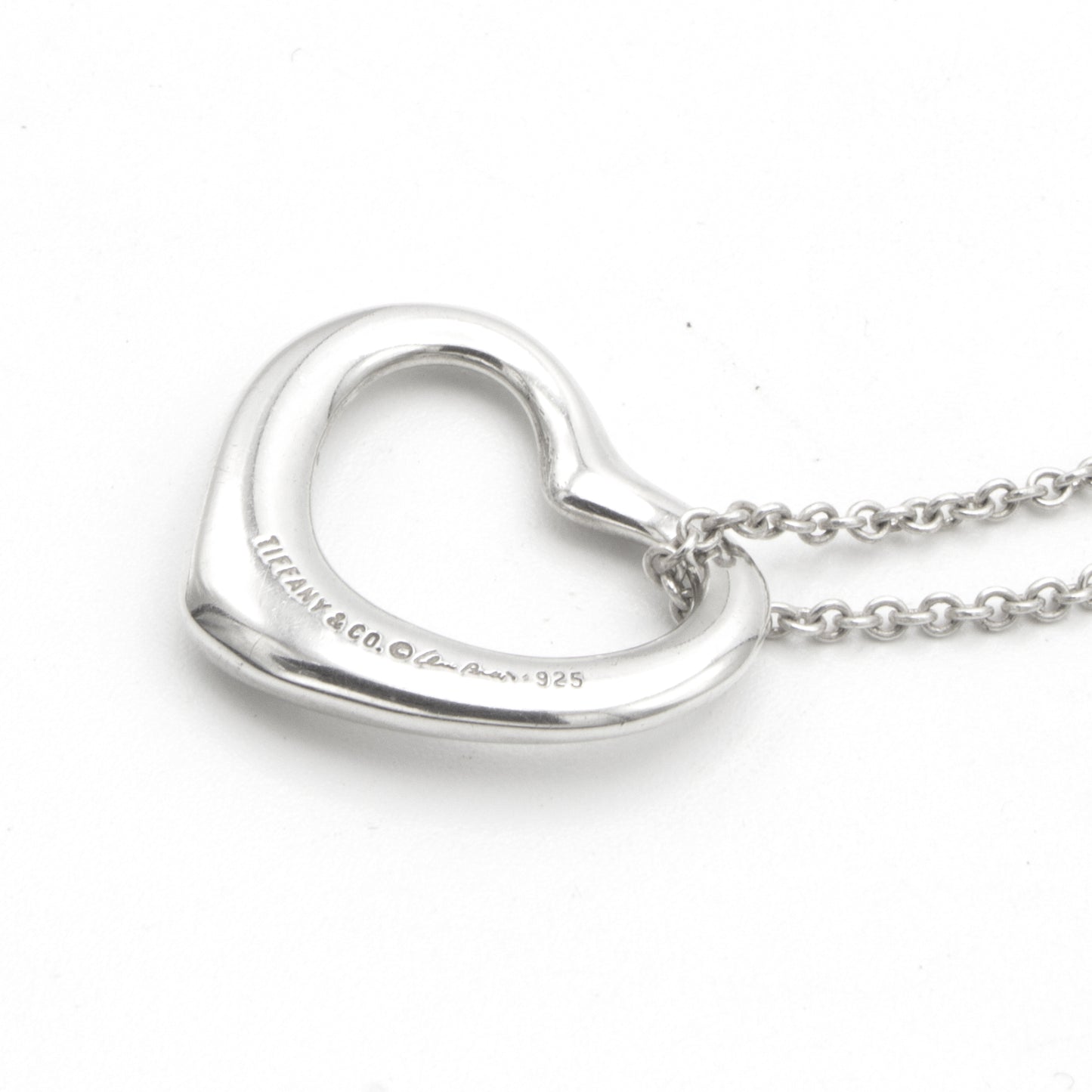 Tiffany & Co Open Heart 22mm necklace