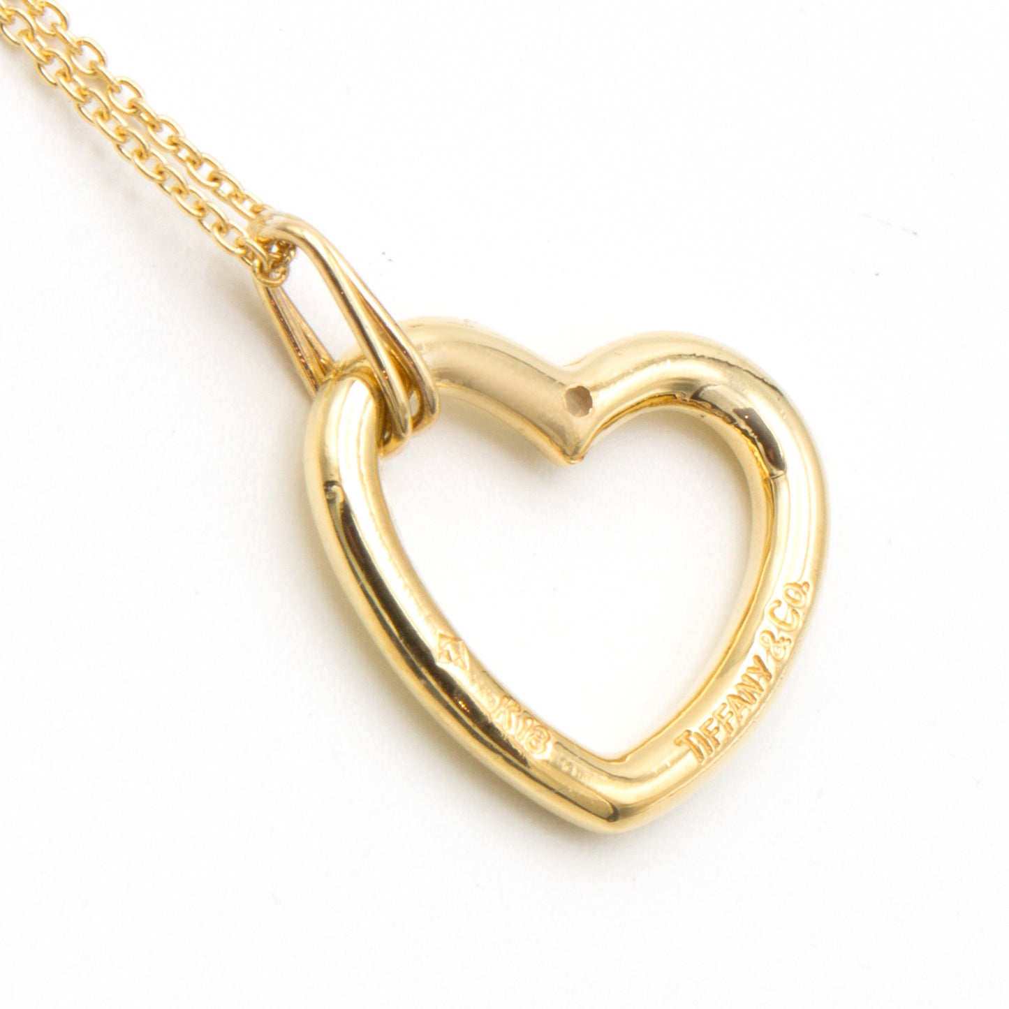 Tiffany & Co Open Heart 18K necklace