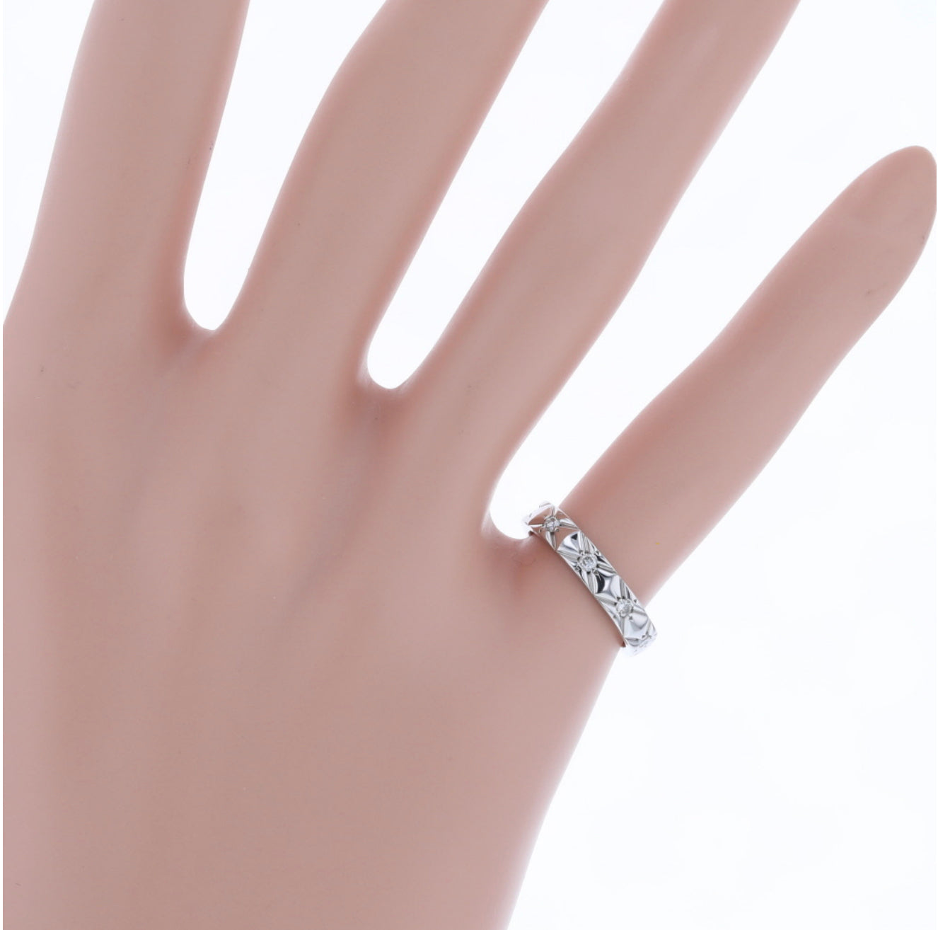 Chanel Matelasse ring Sz 47