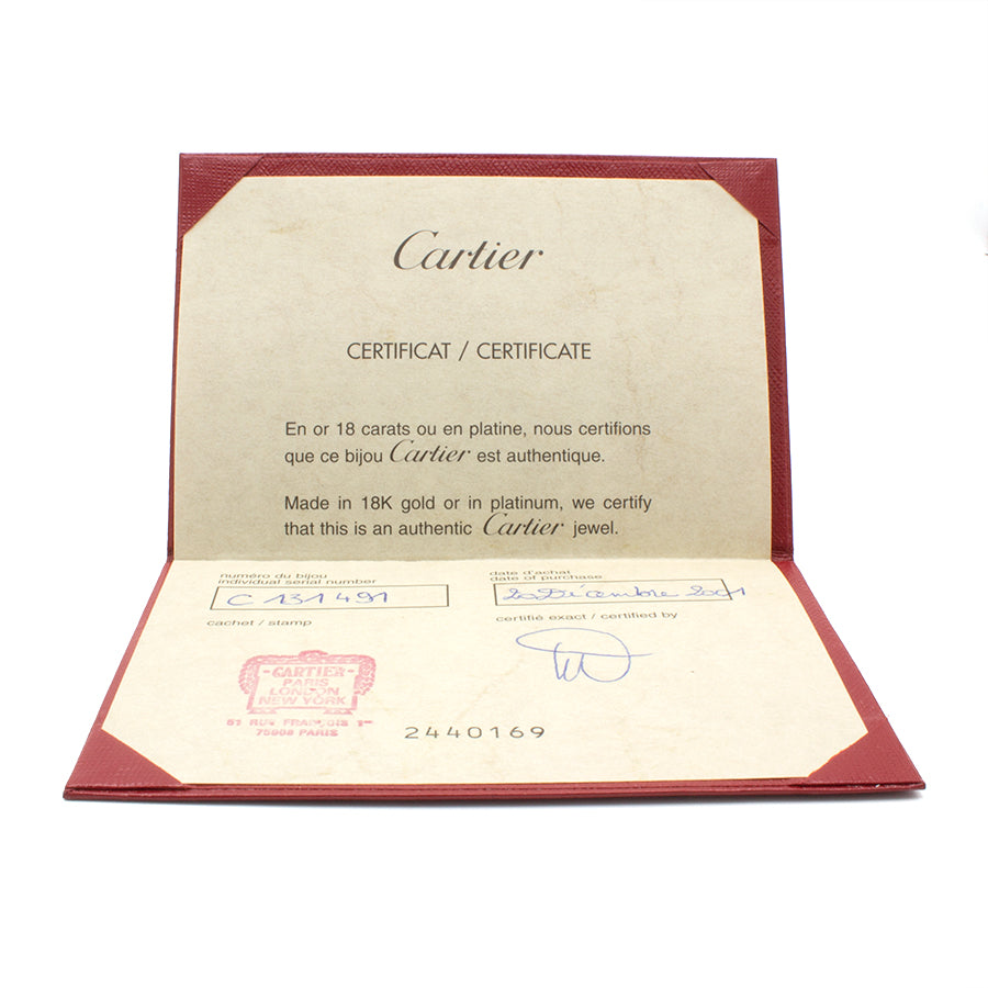 Cartier Solitaire Declaration ring 0,47ct Sz 53