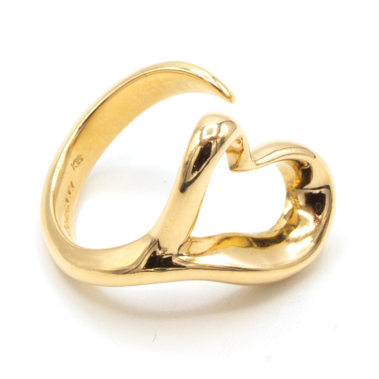 Tiffany & Co Open Heart 18K ring