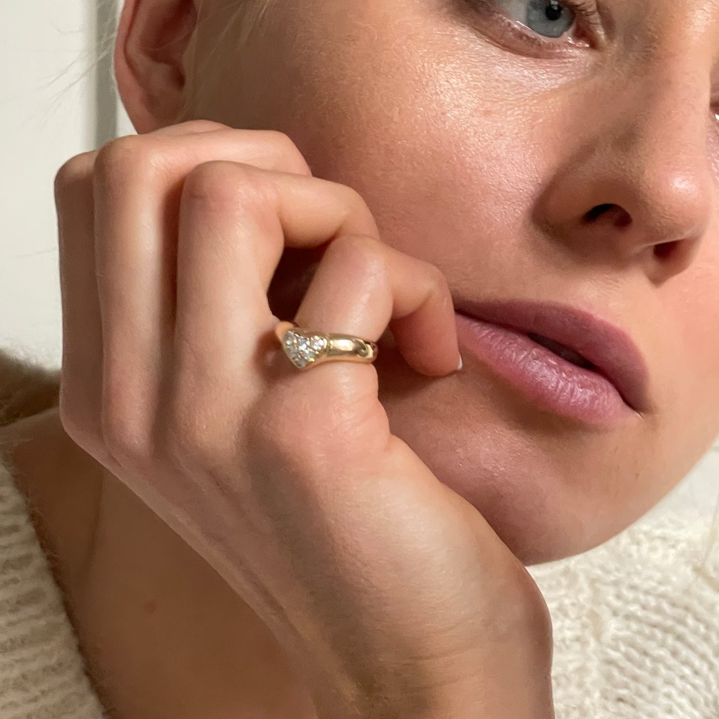 Tiffany & Co "Heart" ring SIZE 49
