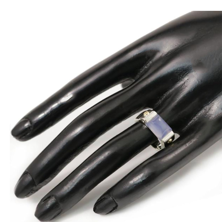 Hermes chalcedony ring SIZE 53