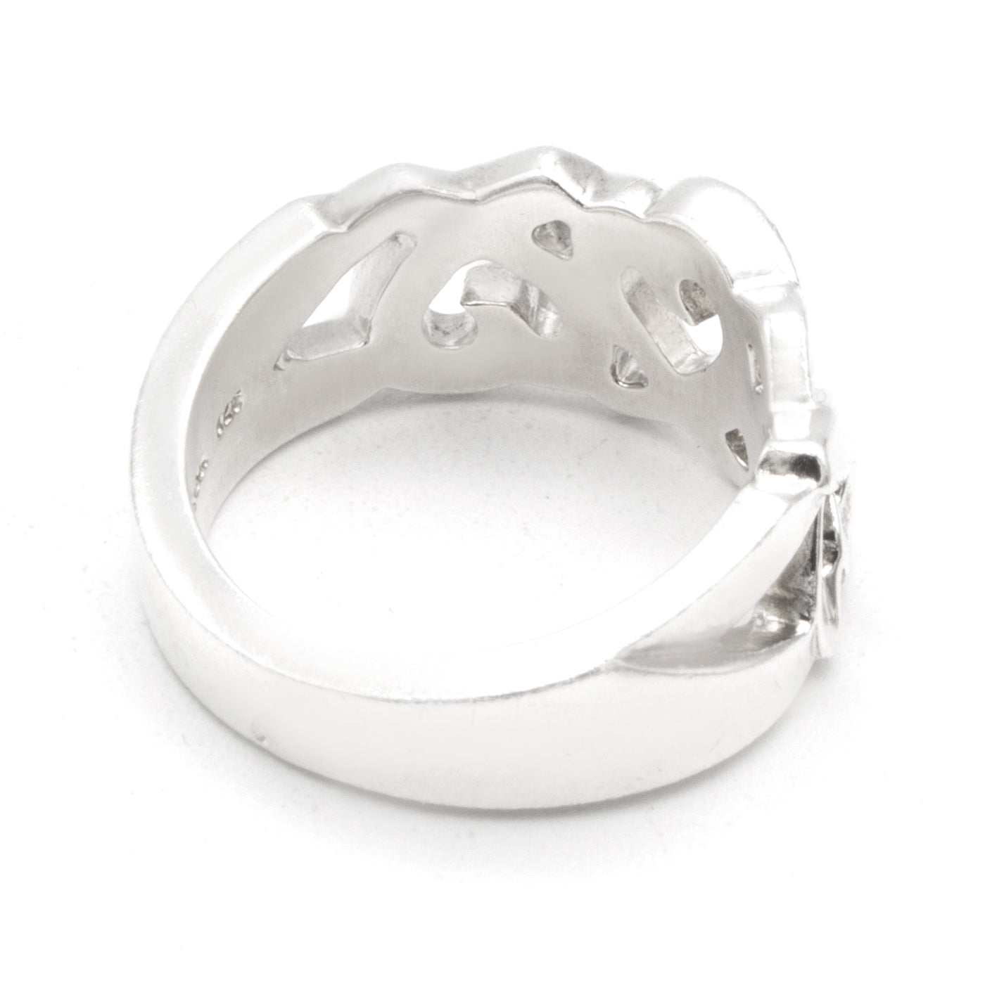 Tiffany & Co Triple Loving Heart ring SIZE 49
