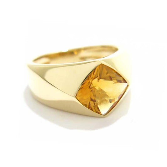 Chanel citrine ring Sz 49,5