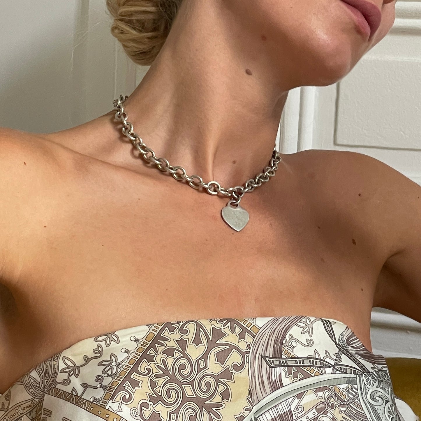 Tiffany Plaque Coeur necklace