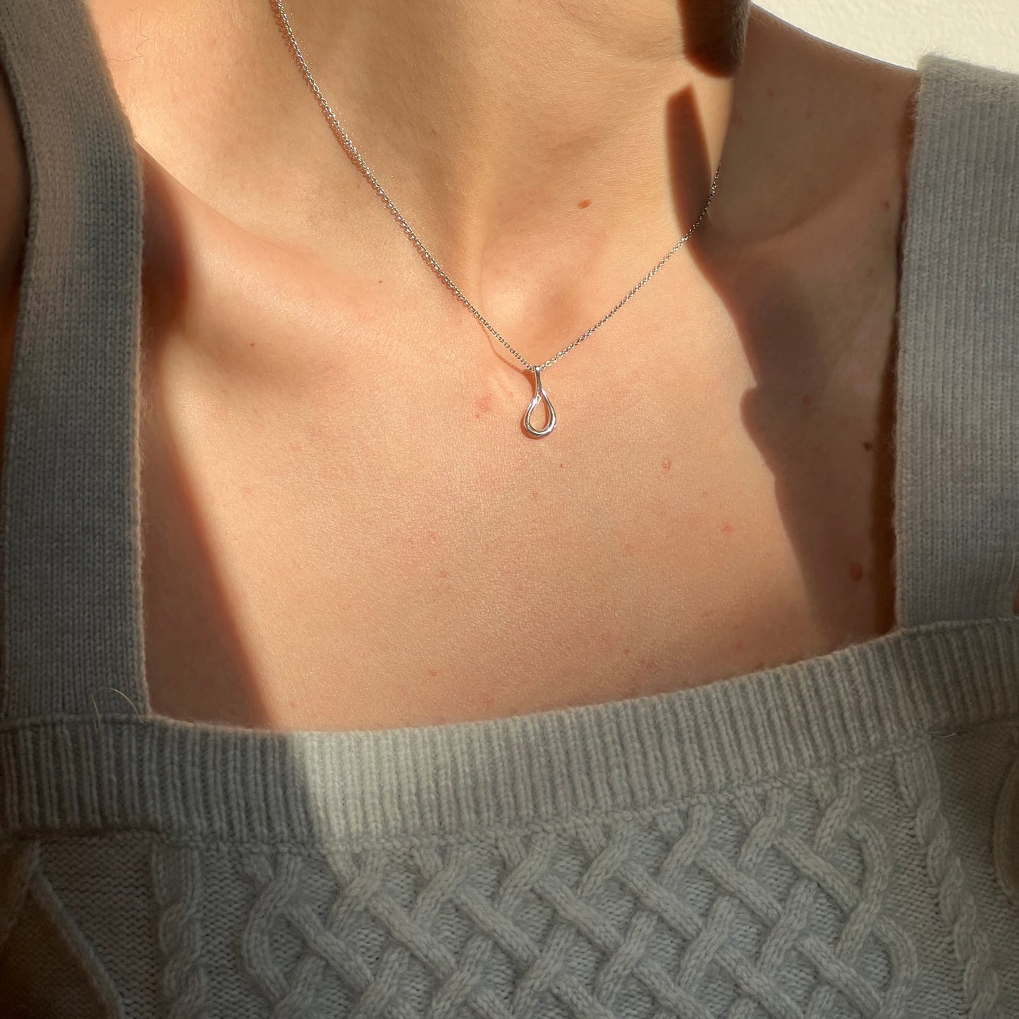 Tiffany & Co Open Teardrop necklace