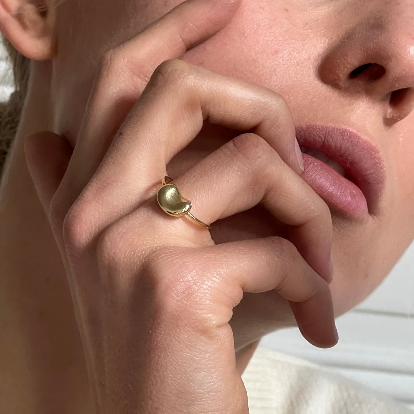 Tiffany & Co 18K Bean ring
