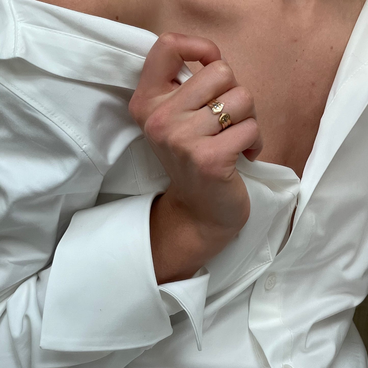 Cartier Double C ring SIZE 49