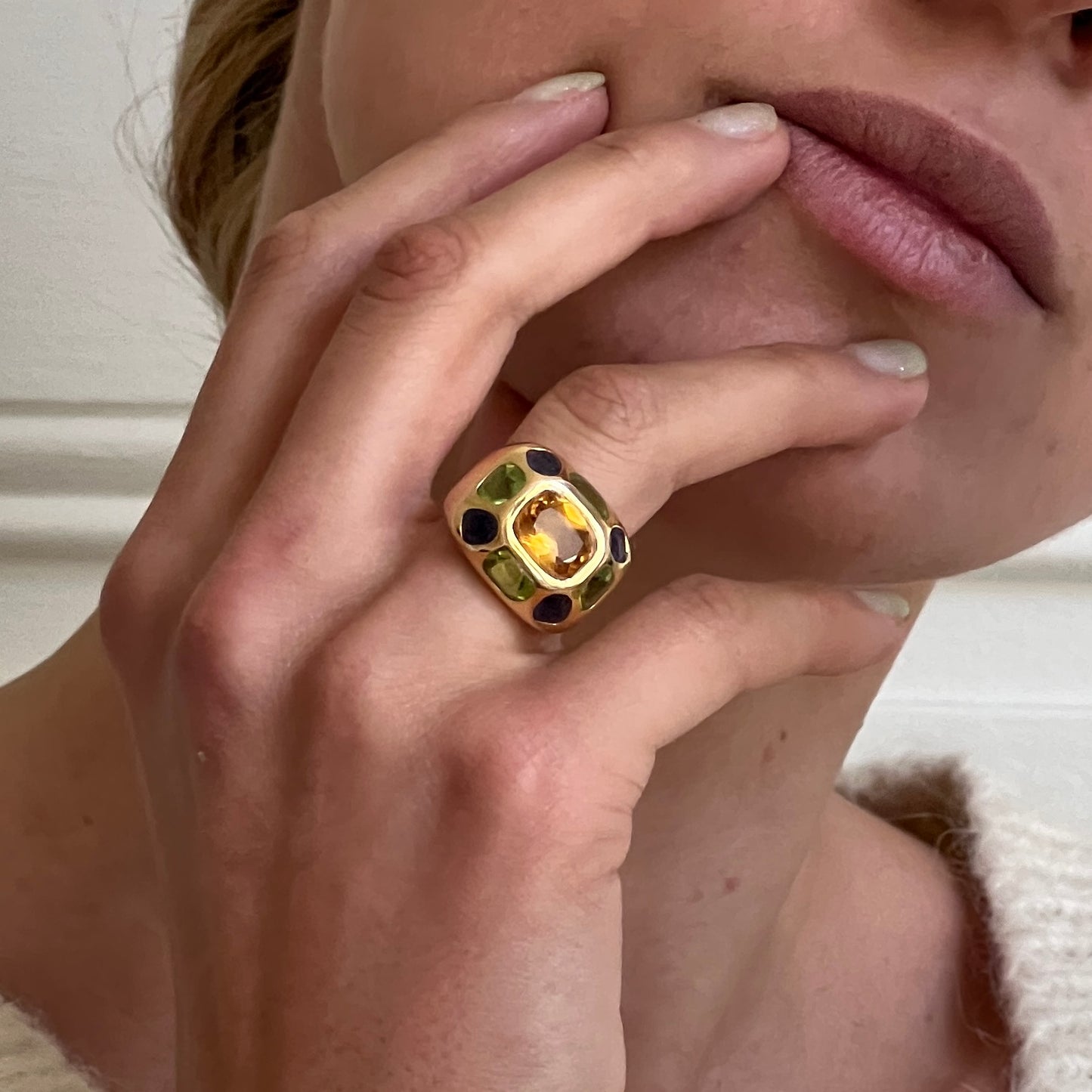 Chanel Baroque ring SIZE 53