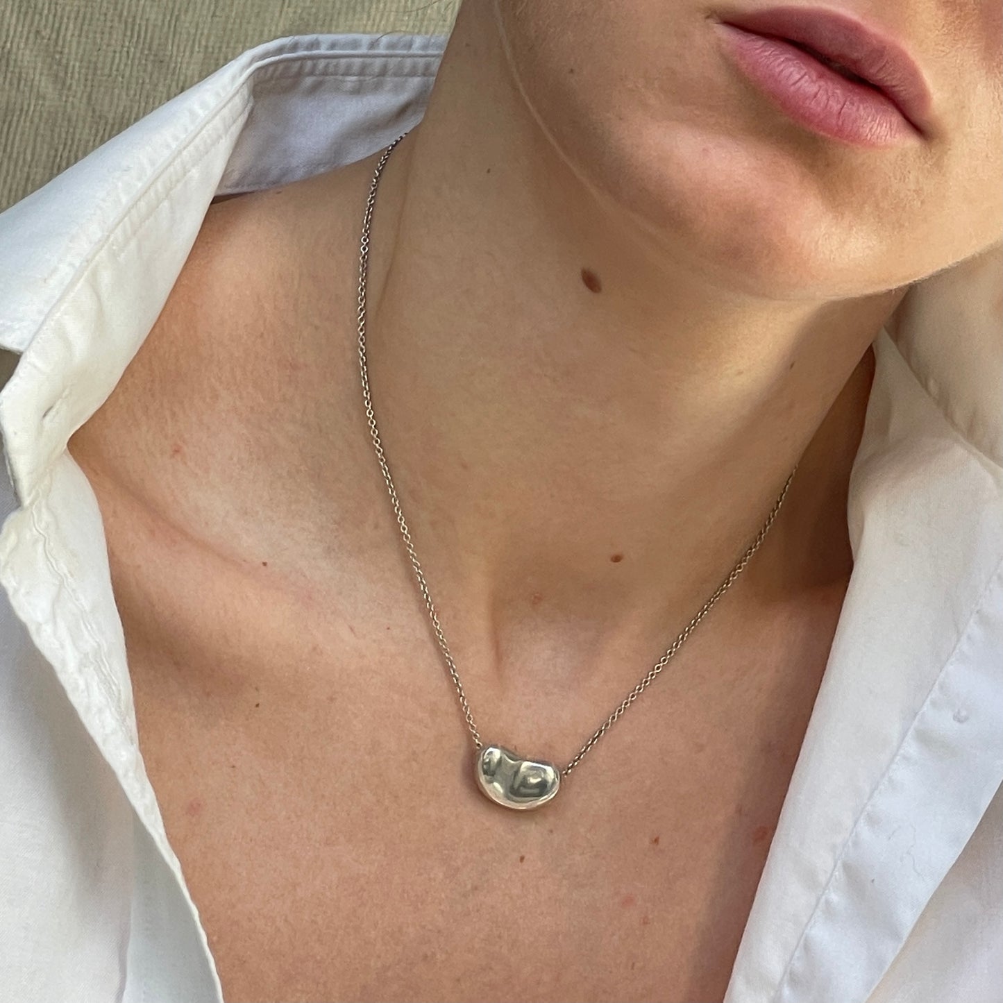 Tiffany & Co bean necklace